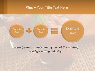 Older Standing Sunset PowerPoint Template