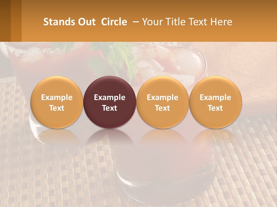 Older Standing Sunset PowerPoint Template