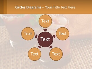 Older Standing Sunset PowerPoint Template