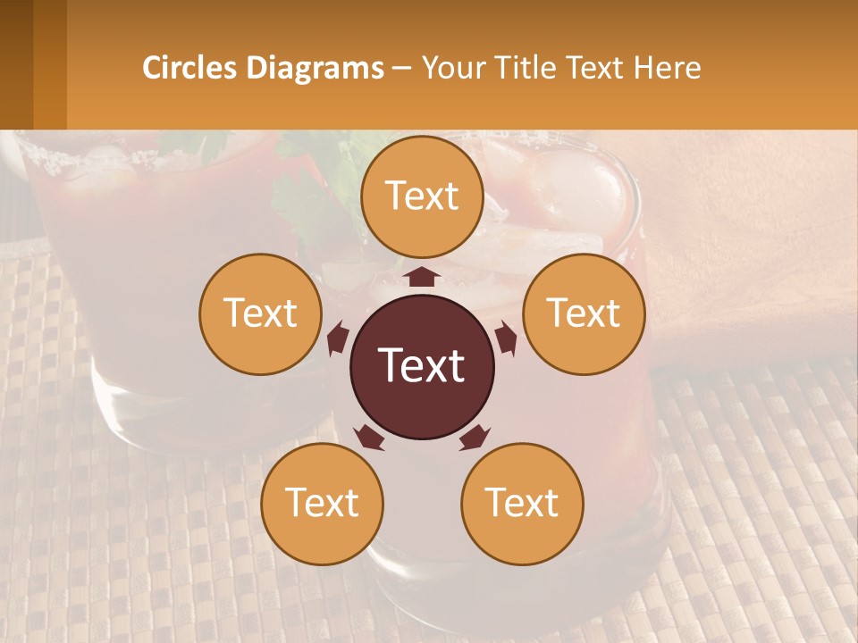 Older Standing Sunset PowerPoint Template