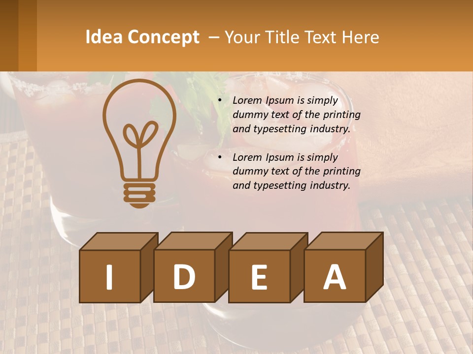 Older Standing Sunset PowerPoint Template