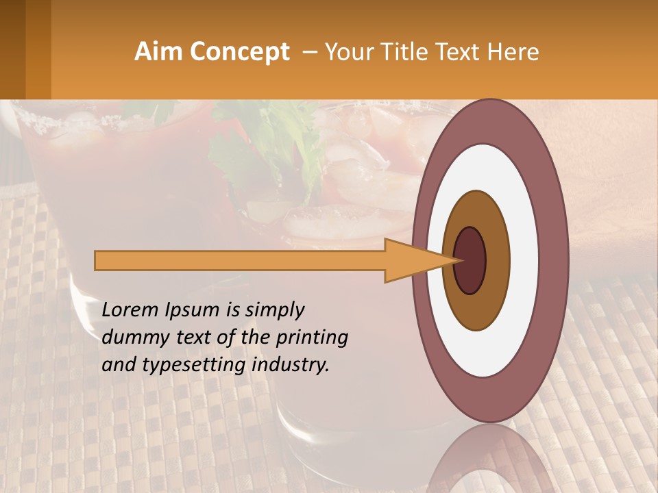 Older Standing Sunset PowerPoint Template
