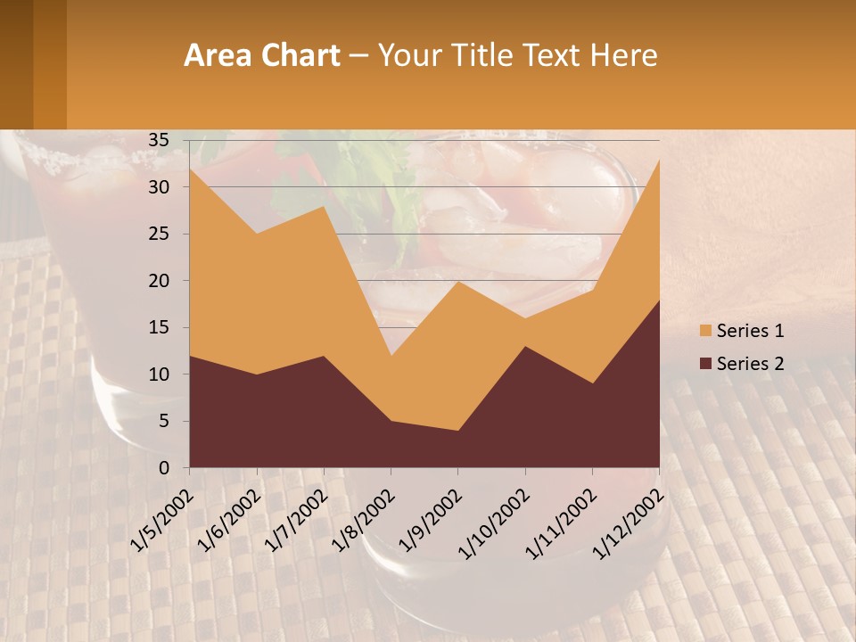Older Standing Sunset PowerPoint Template