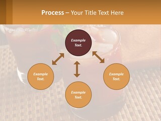 Older Standing Sunset PowerPoint Template