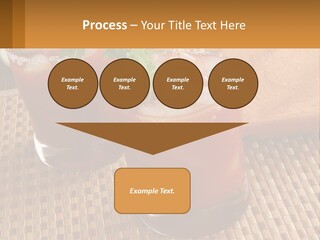 Older Standing Sunset PowerPoint Template