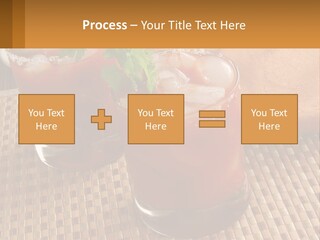 Older Standing Sunset PowerPoint Template