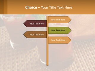 Older Standing Sunset PowerPoint Template