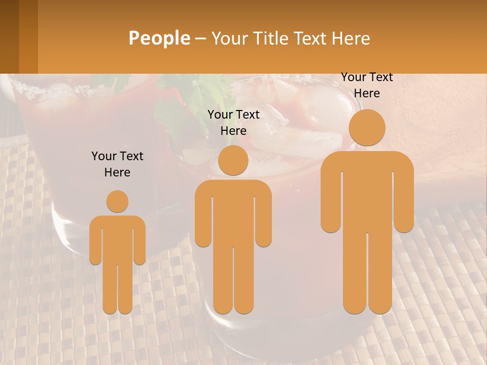 Older Standing Sunset PowerPoint Template