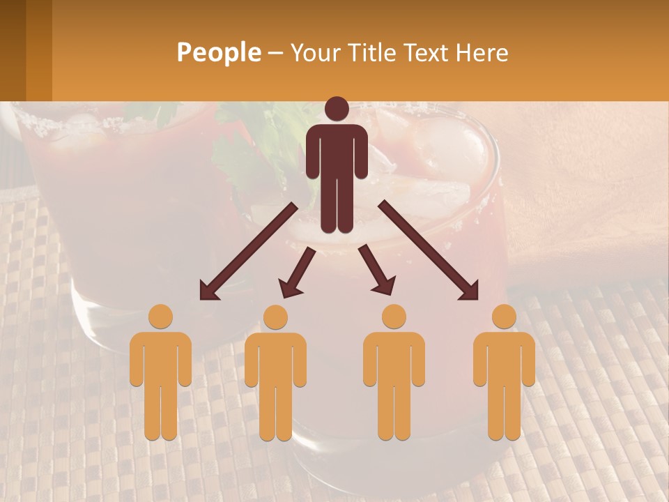 Older Standing Sunset PowerPoint Template