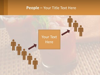 Older Standing Sunset PowerPoint Template