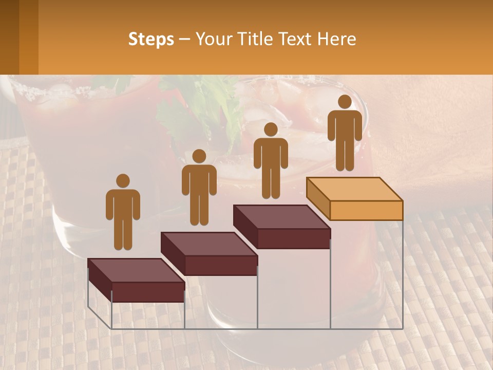 Older Standing Sunset PowerPoint Template
