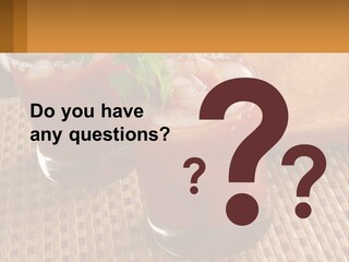 Older Standing Sunset PowerPoint Template