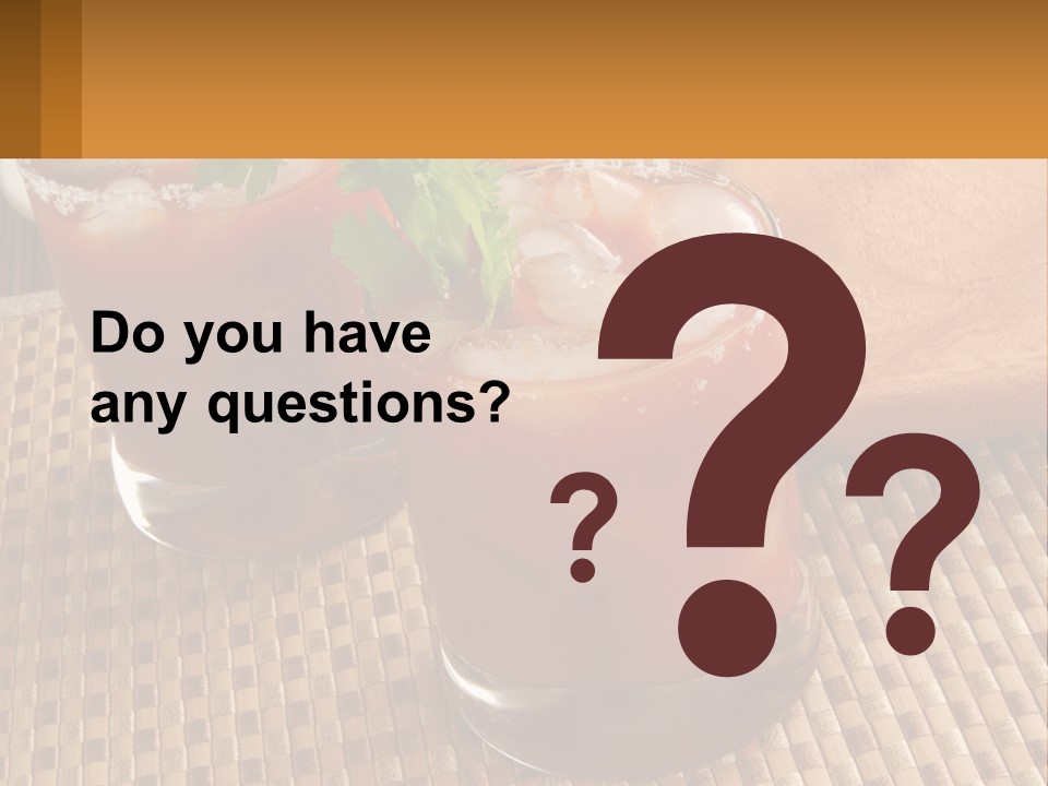 Older Standing Sunset PowerPoint Template