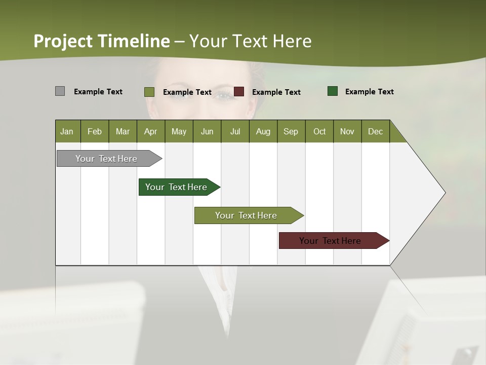 Water Sunrise Retirement PowerPoint Template