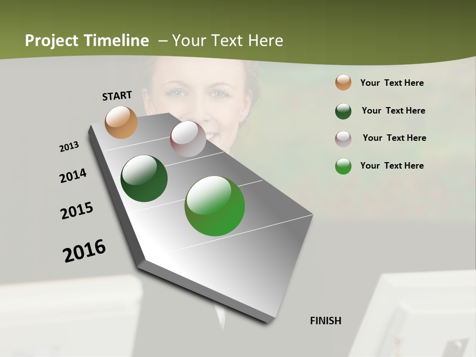 Water Sunrise Retirement PowerPoint Template