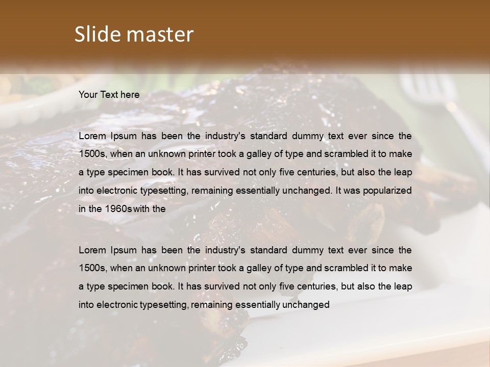 Sunrise Pensioner Caucasian PowerPoint Template