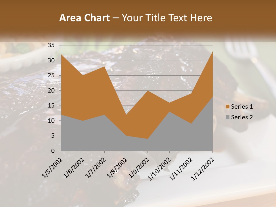 Sunrise Pensioner Caucasian PowerPoint Template