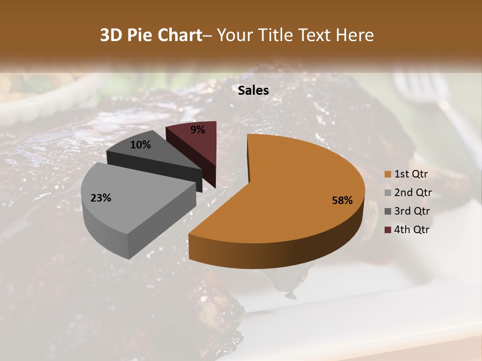 Sunrise Pensioner Caucasian PowerPoint Template
