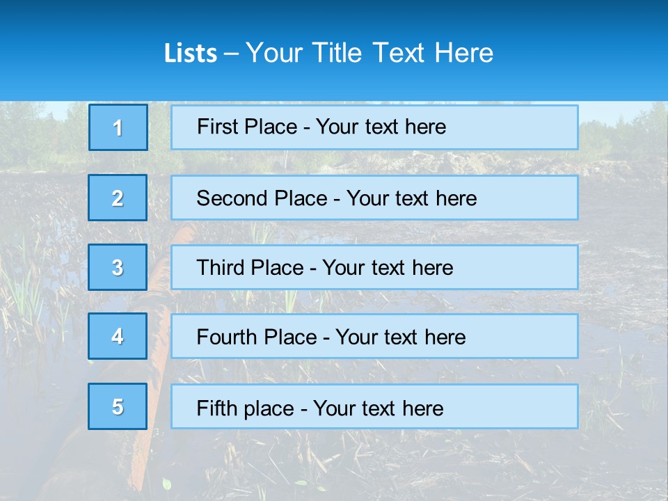 Pensioner Sand Single PowerPoint Template