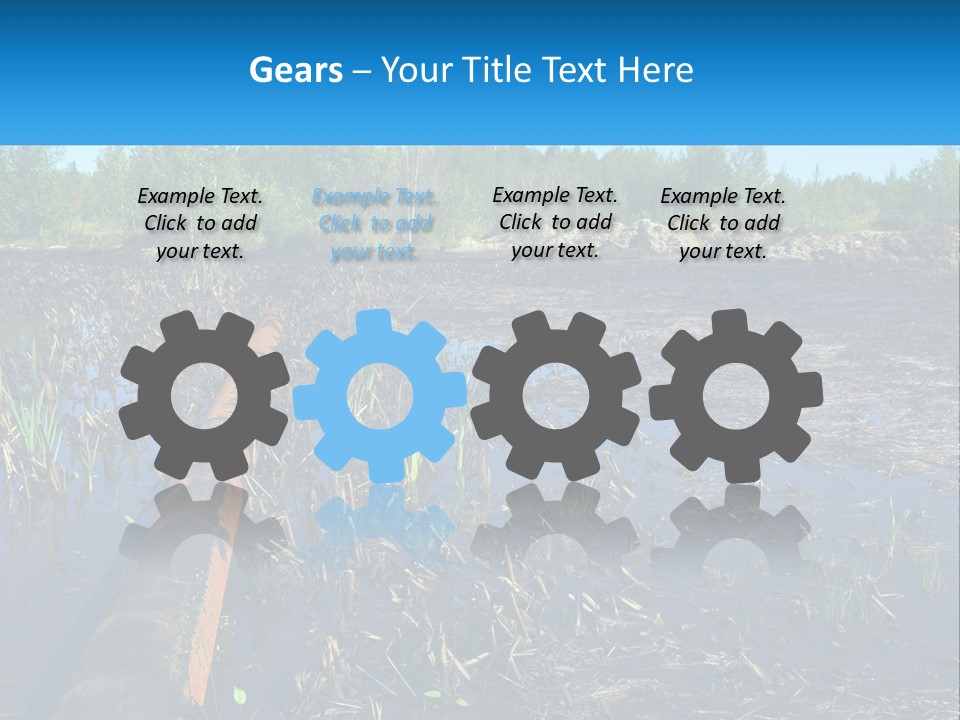 Pensioner Sand Single PowerPoint Template