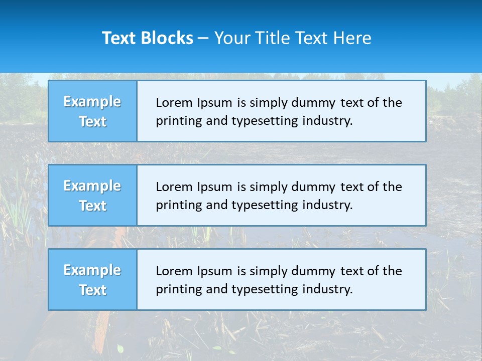 Pensioner Sand Single PowerPoint Template