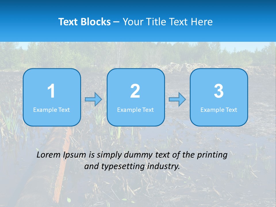 Pensioner Sand Single PowerPoint Template