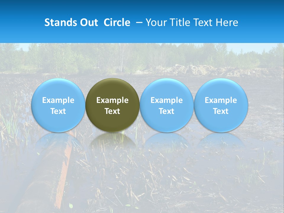 Pensioner Sand Single PowerPoint Template