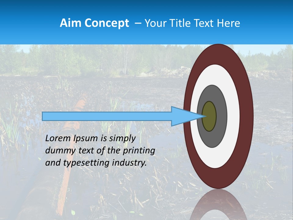 Pensioner Sand Single PowerPoint Template