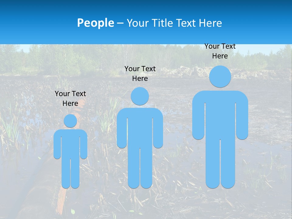 Pensioner Sand Single PowerPoint Template