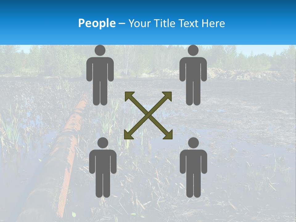 Pensioner Sand Single PowerPoint Template