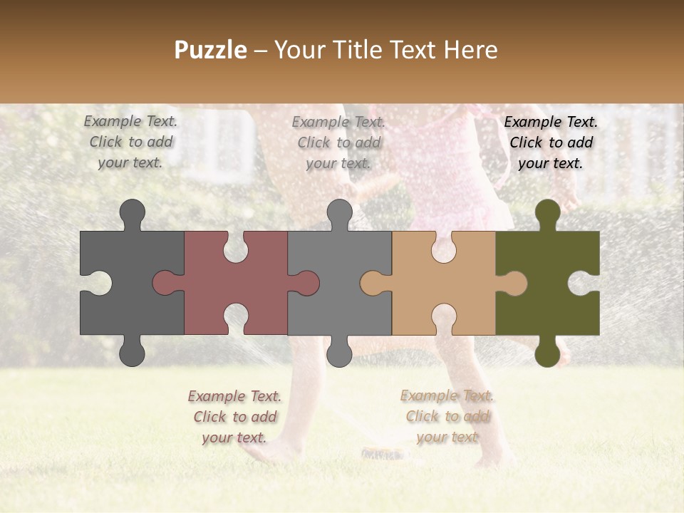 Wave Portrait Sand PowerPoint Template