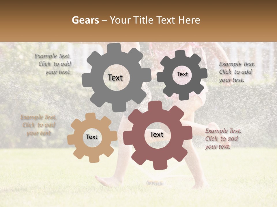 Wave Portrait Sand PowerPoint Template