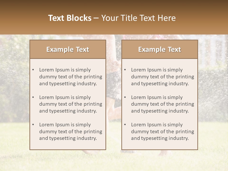 Wave Portrait Sand PowerPoint Template
