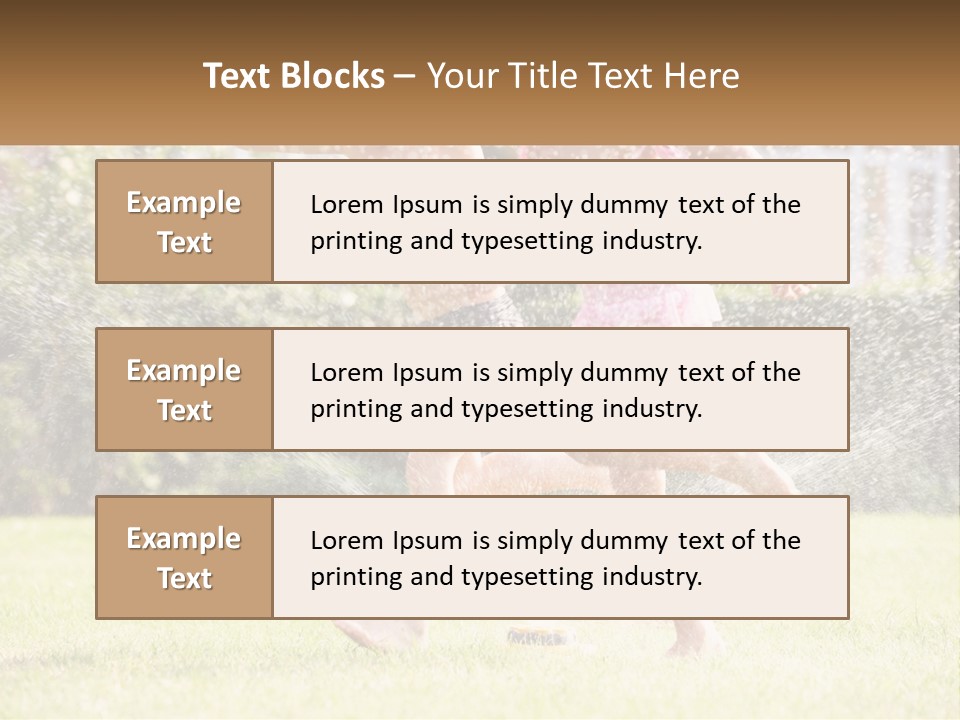 Wave Portrait Sand PowerPoint Template