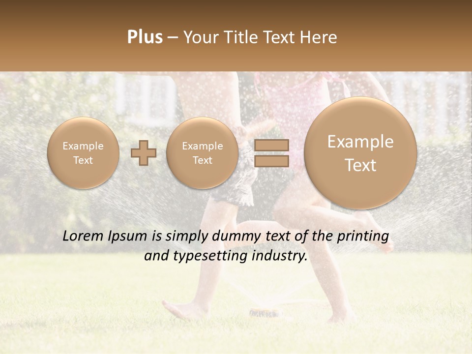 Wave Portrait Sand PowerPoint Template