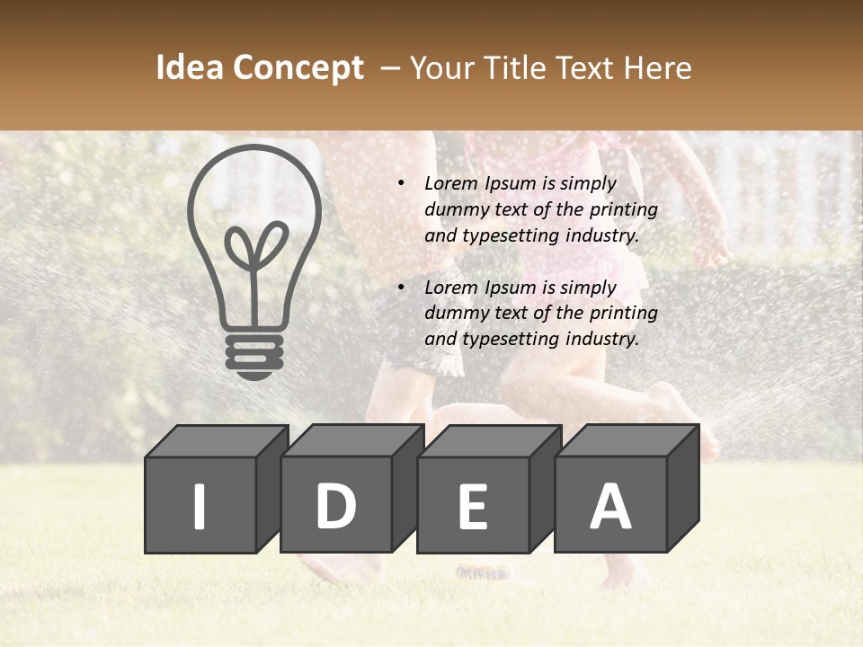 Wave Portrait Sand PowerPoint Template