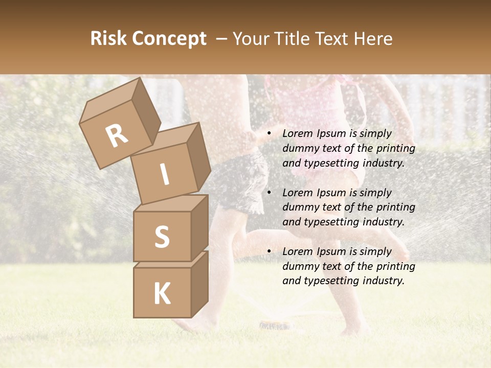 Wave Portrait Sand PowerPoint Template