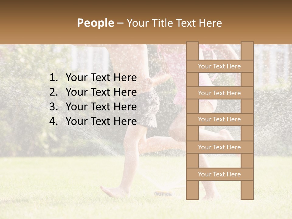 Wave Portrait Sand PowerPoint Template