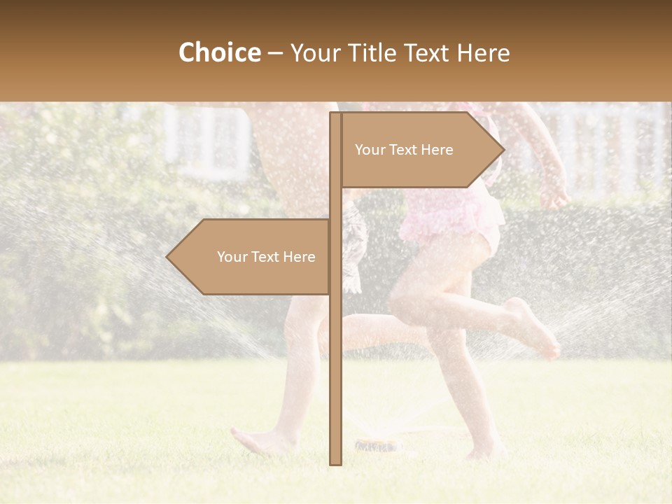 Wave Portrait Sand PowerPoint Template