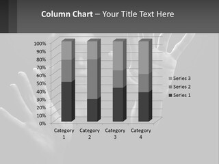 Pensioner Mother Standing PowerPoint Template