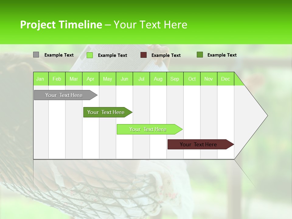 Beach Older Woman PowerPoint Template