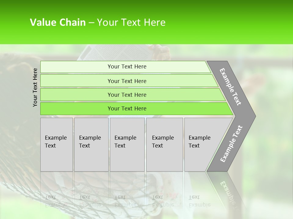 Beach Older Woman PowerPoint Template