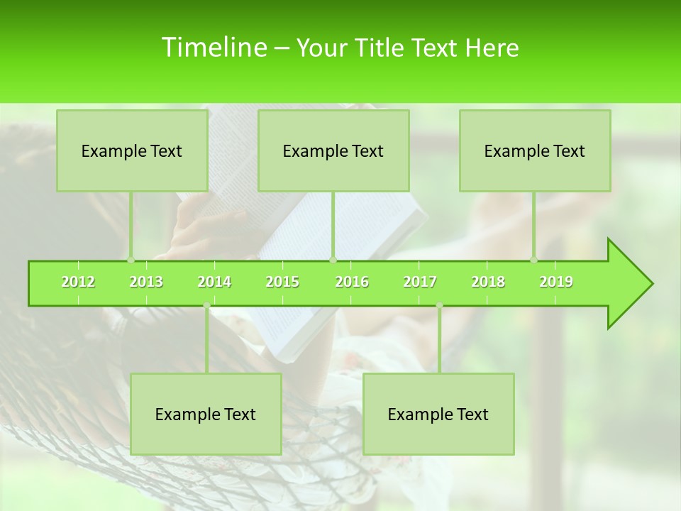 Beach Older Woman PowerPoint Template