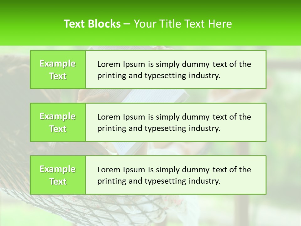 Beach Older Woman PowerPoint Template