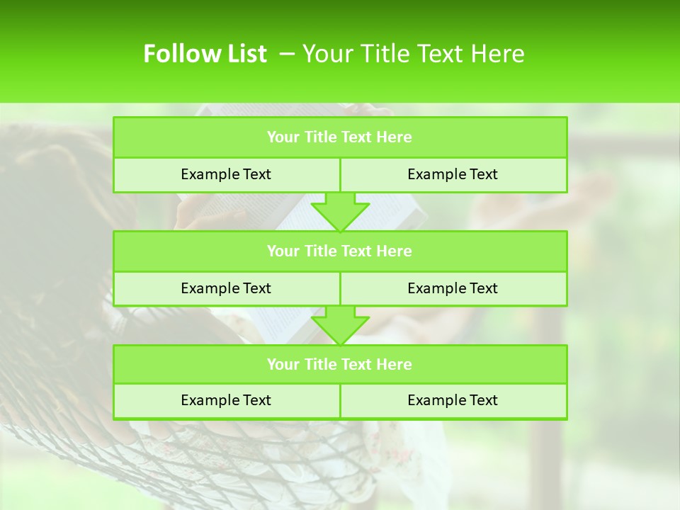 Beach Older Woman PowerPoint Template