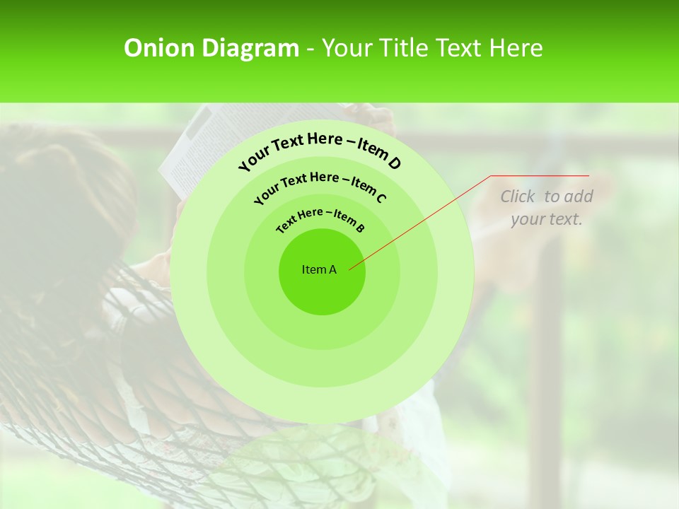 Beach Older Woman PowerPoint Template