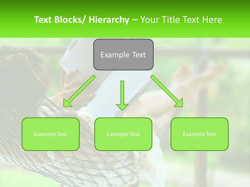 Beach Older Woman PowerPoint Template