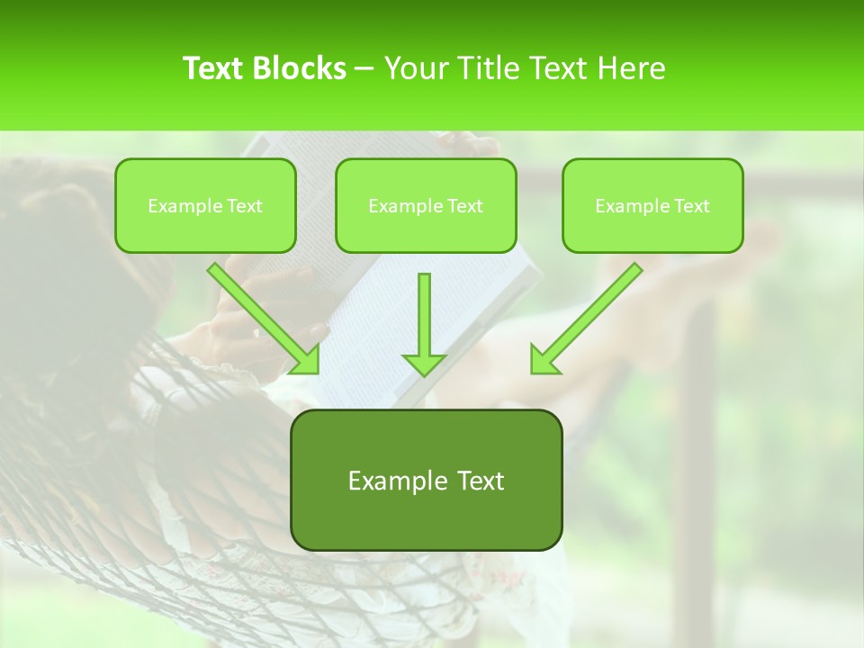 Beach Older Woman PowerPoint Template