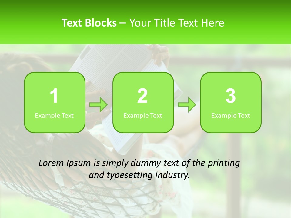 Beach Older Woman PowerPoint Template