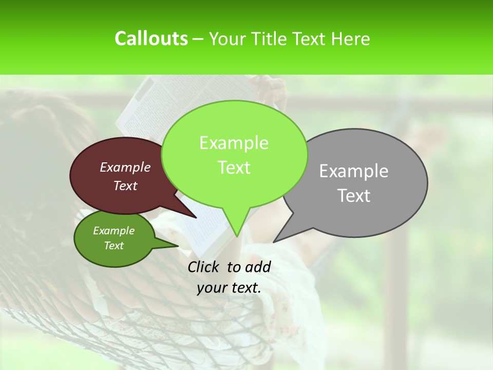 Beach Older Woman PowerPoint Template